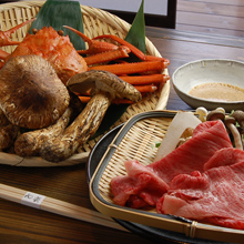 丹後 夕日ヶ浦　秋の料理
